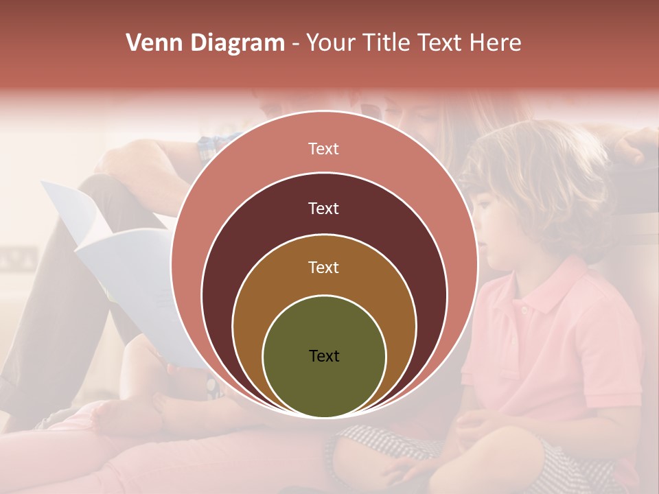 Children Girl Mother PowerPoint Template