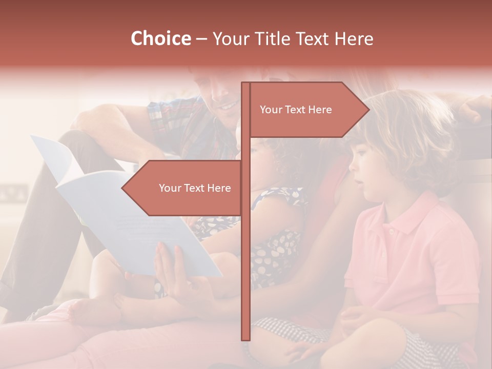 Children Girl Mother PowerPoint Template