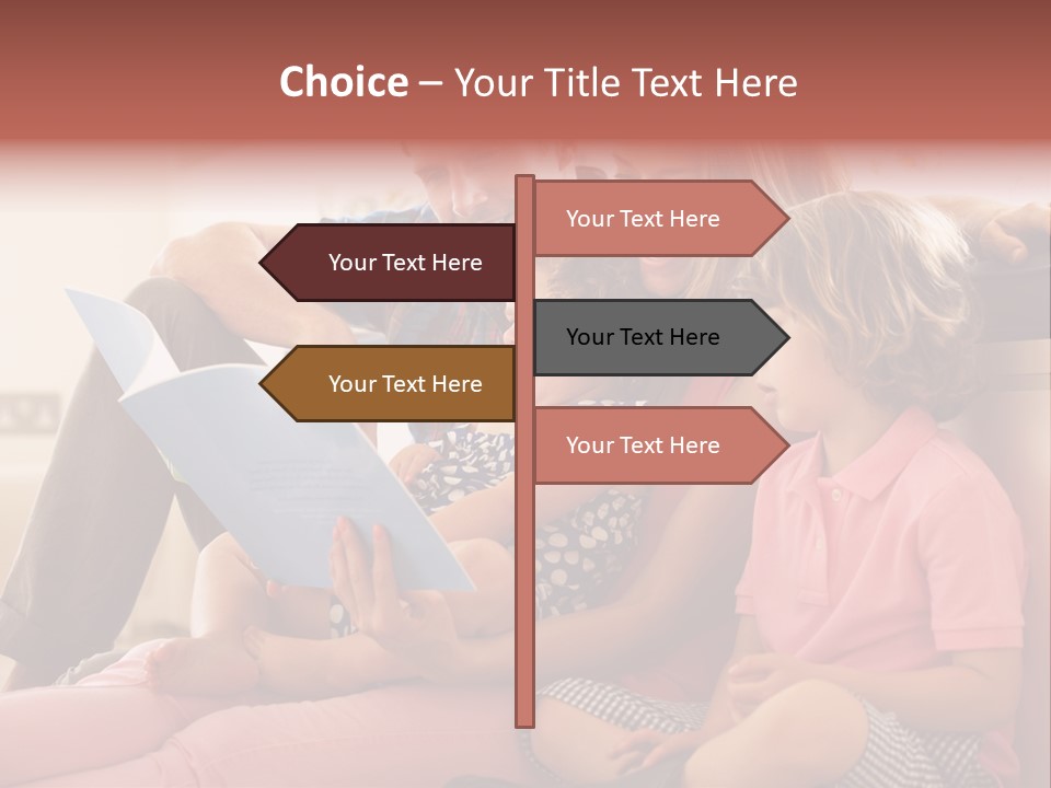 Children Girl Mother PowerPoint Template