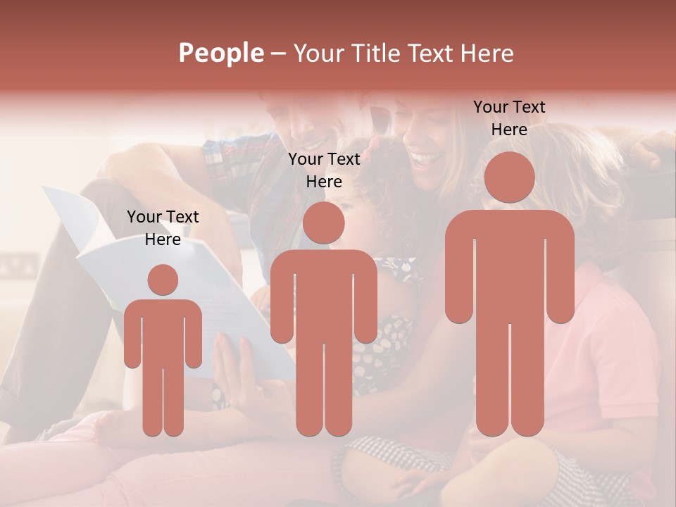 Children Girl Mother PowerPoint Template