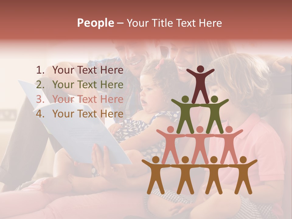 Children Girl Mother PowerPoint Template