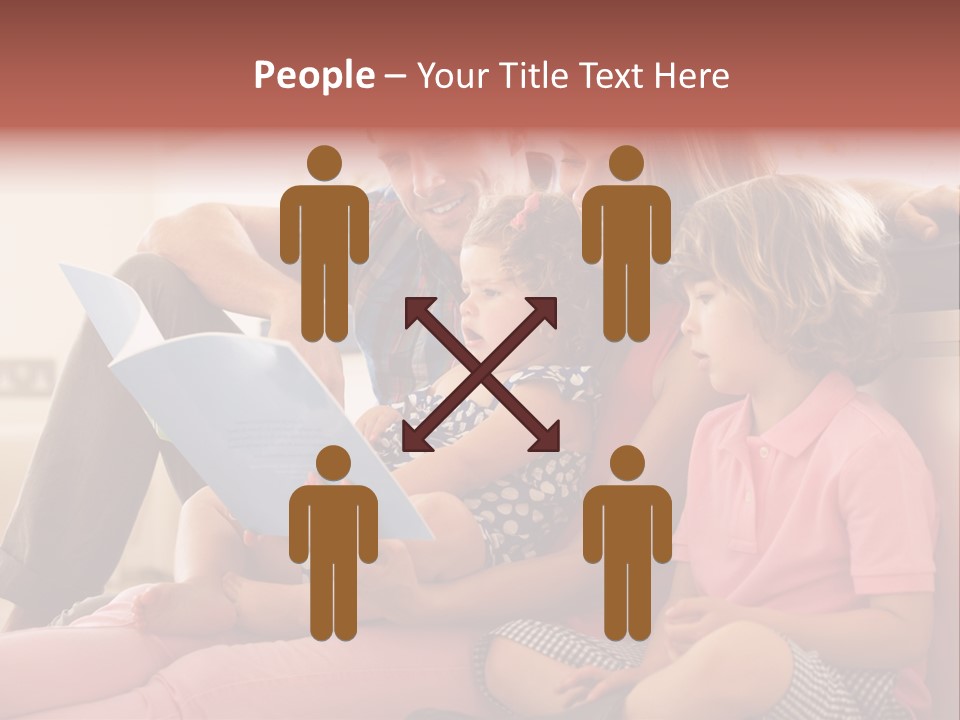 Children Girl Mother PowerPoint Template