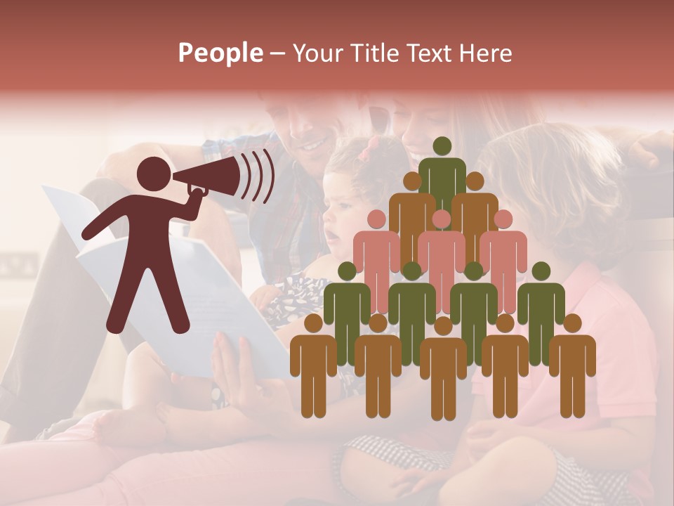 Children Girl Mother PowerPoint Template