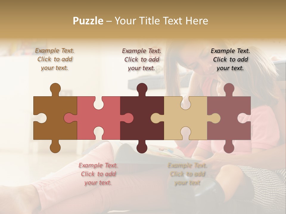 Female Literacy Relaxing PowerPoint Template