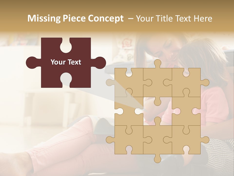 Female Literacy Relaxing PowerPoint Template