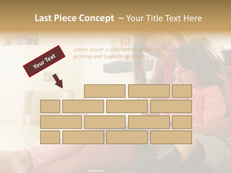 Female Literacy Relaxing PowerPoint Template