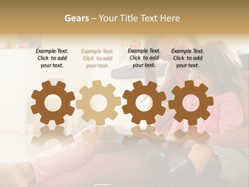 Female Literacy Relaxing PowerPoint Template