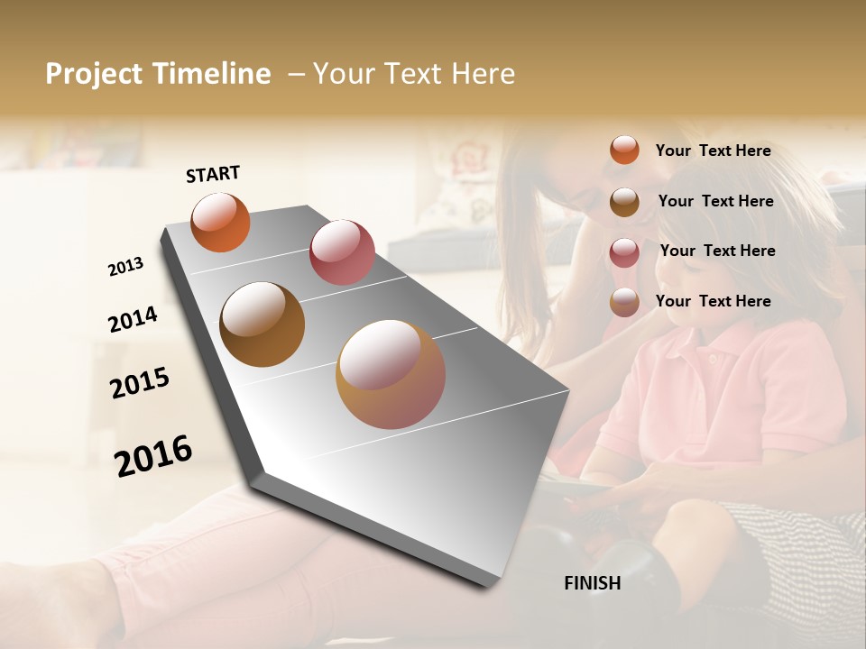 Female Literacy Relaxing PowerPoint Template