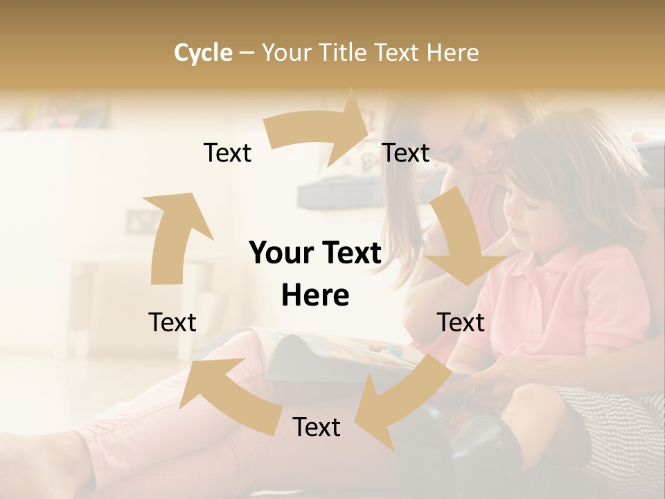 Female Literacy Relaxing PowerPoint Template