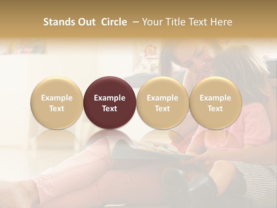 Female Literacy Relaxing PowerPoint Template