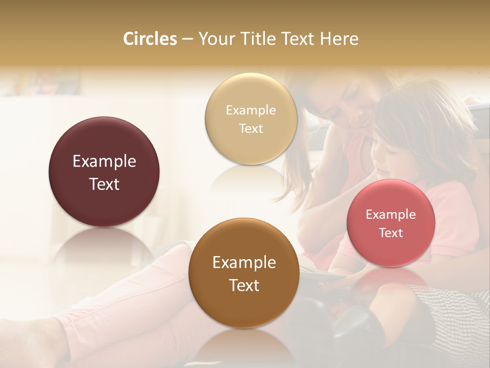 Female Literacy Relaxing PowerPoint Template