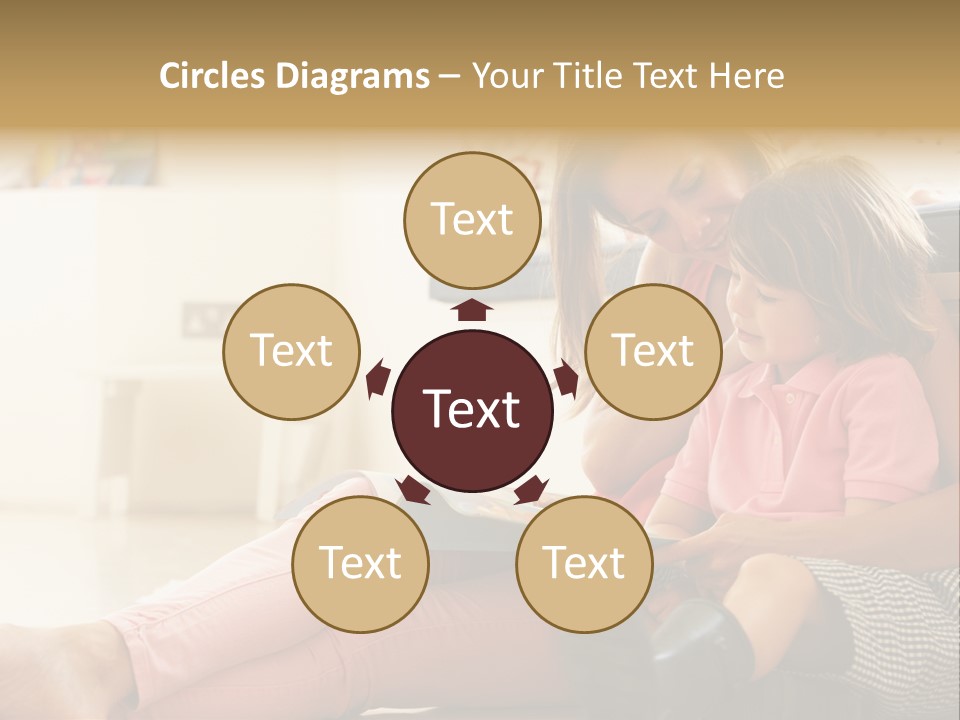 Female Literacy Relaxing PowerPoint Template