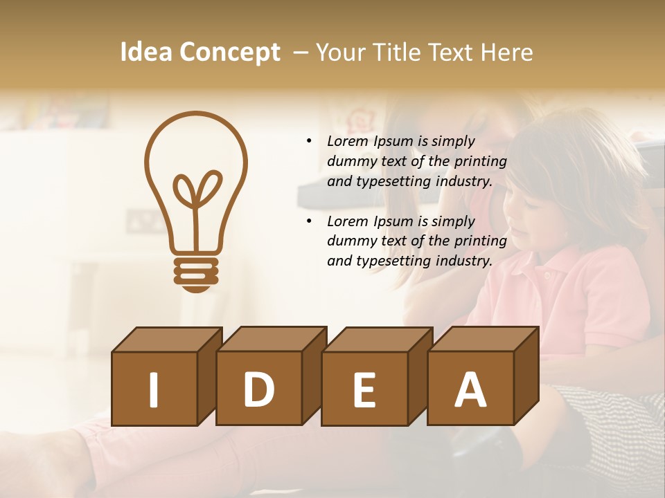 Female Literacy Relaxing PowerPoint Template