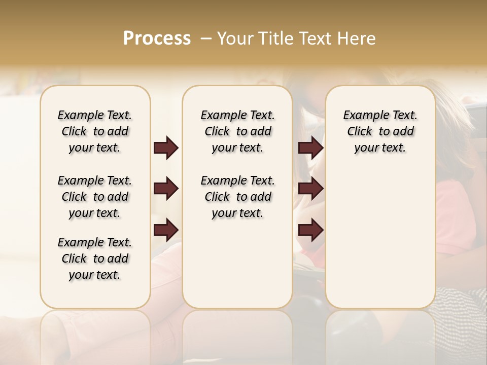 Female Literacy Relaxing PowerPoint Template