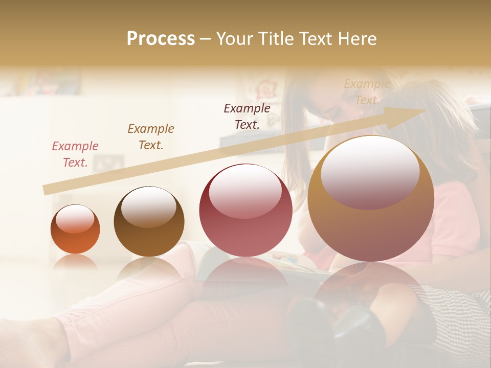 Female Literacy Relaxing PowerPoint Template