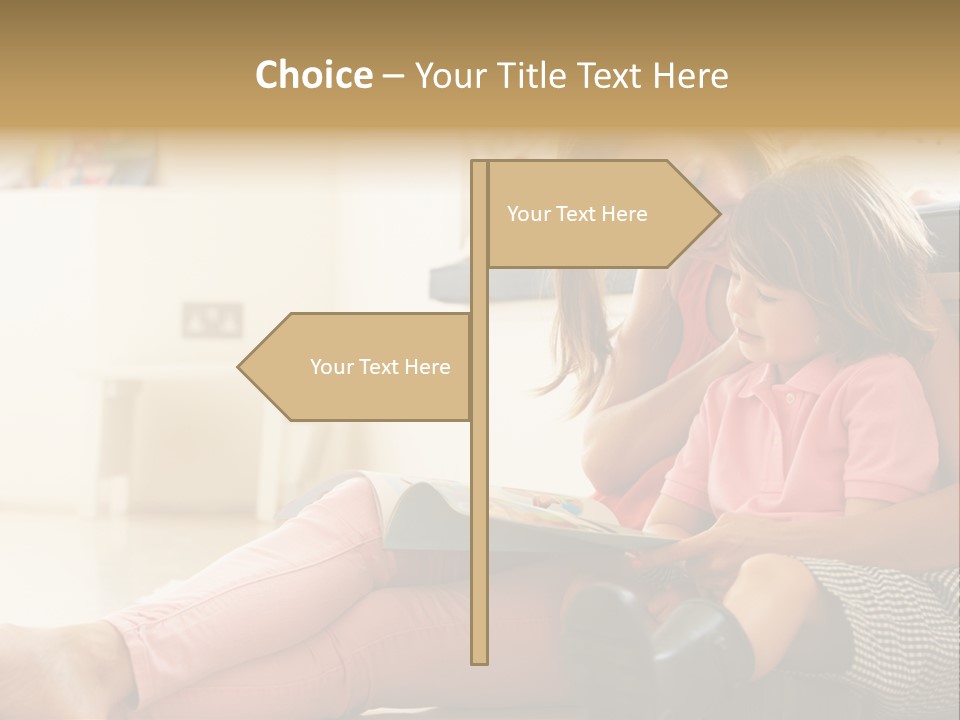 Female Literacy Relaxing PowerPoint Template