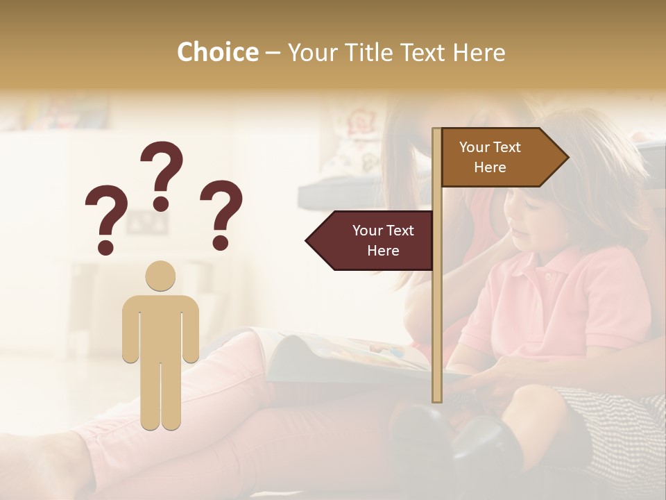 Female Literacy Relaxing PowerPoint Template
