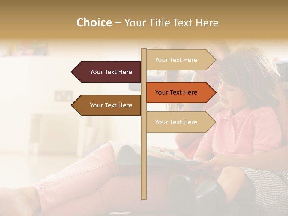 Female Literacy Relaxing PowerPoint Template