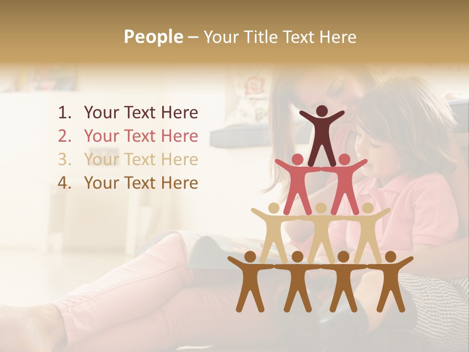 Female Literacy Relaxing PowerPoint Template