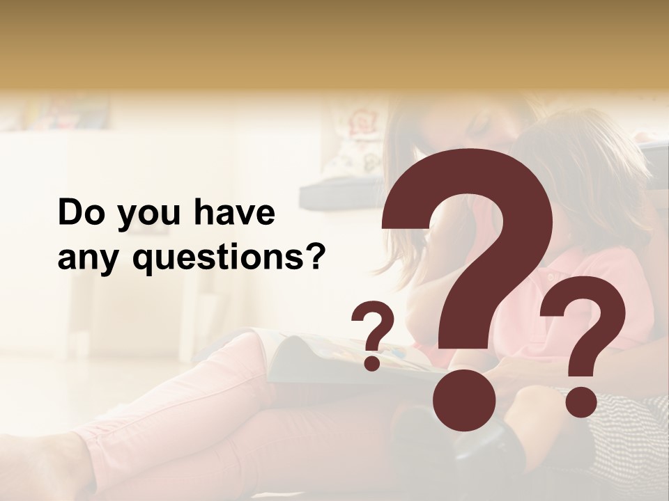 Female Literacy Relaxing PowerPoint Template