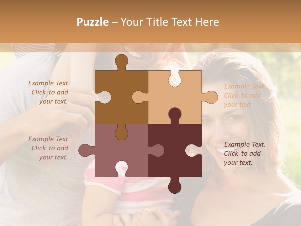 Adorable Laughing Countryside PowerPoint Template