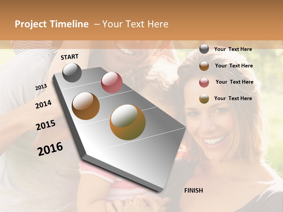 Adorable Laughing Countryside PowerPoint Template