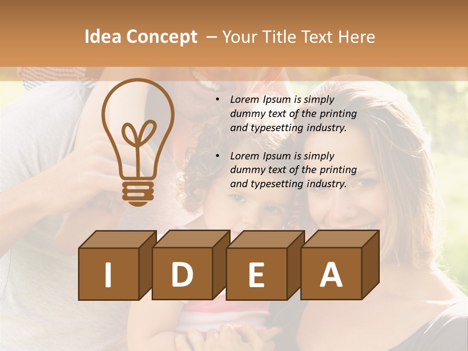 Adorable Laughing Countryside PowerPoint Template