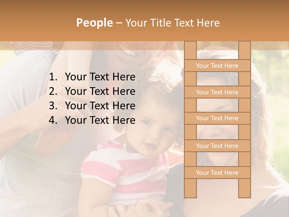 Adorable Laughing Countryside PowerPoint Template