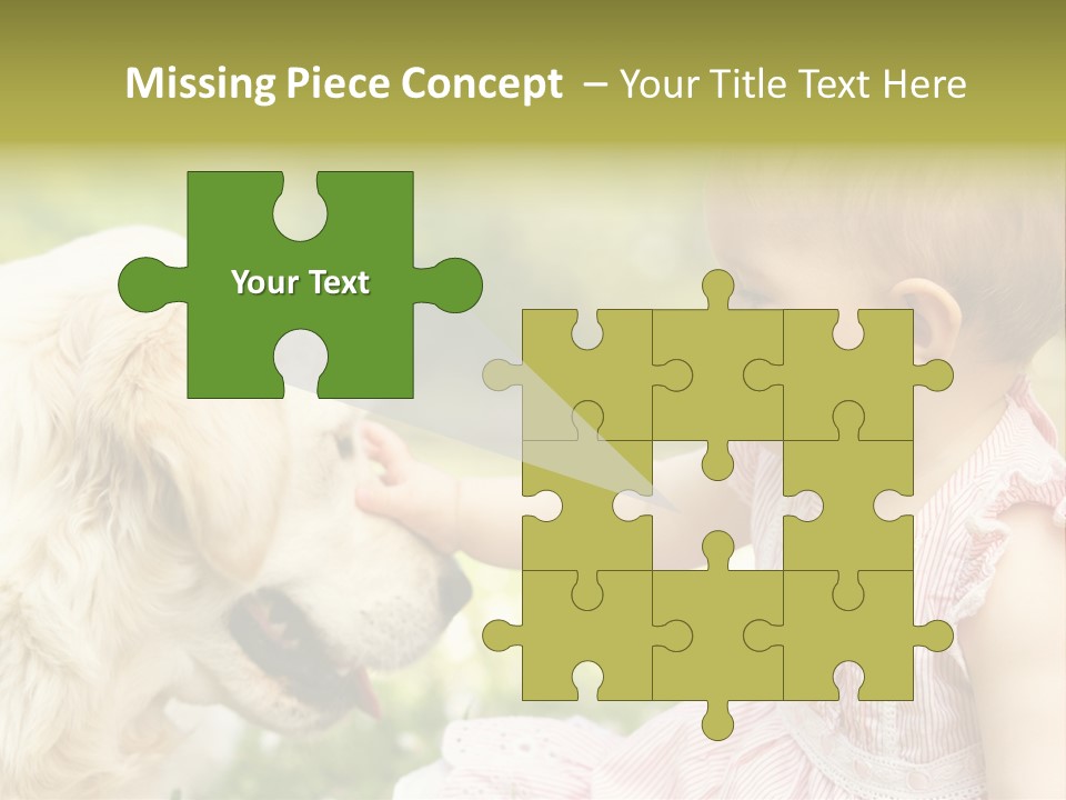 Pet Smiling Stroking PowerPoint Template