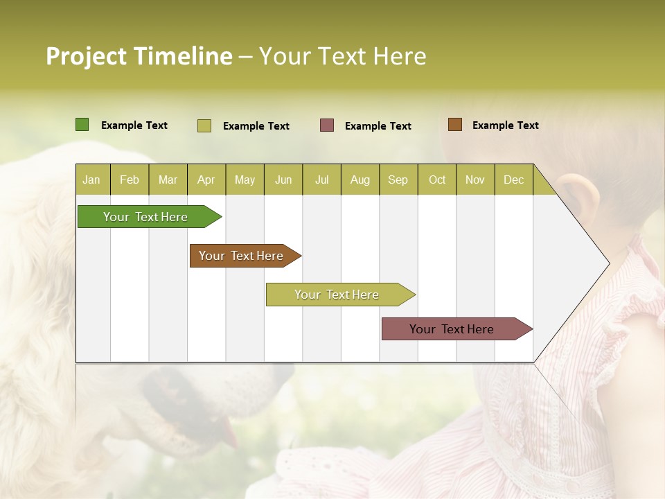 Pet Smiling Stroking PowerPoint Template