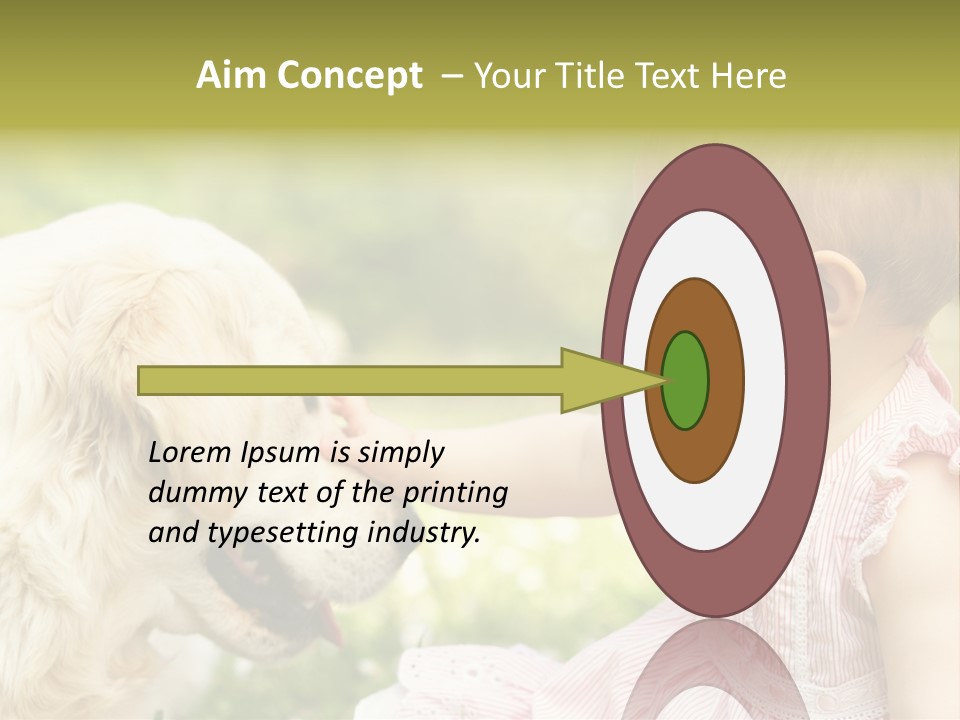 Pet Smiling Stroking PowerPoint Template