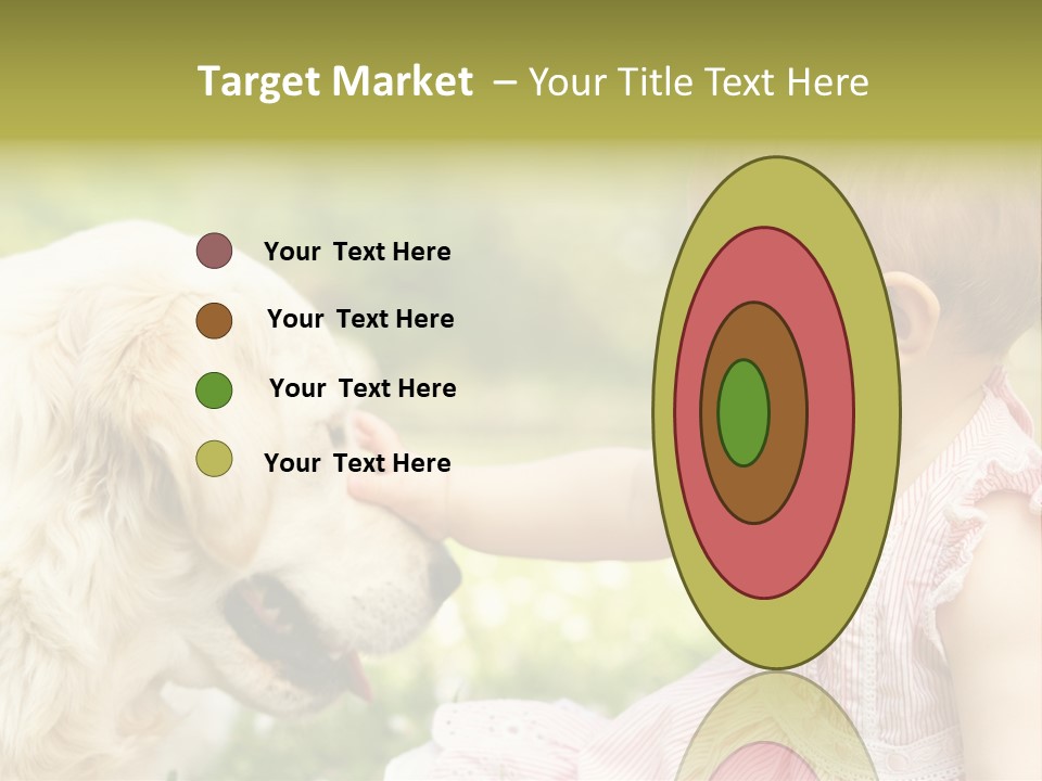 Pet Smiling Stroking PowerPoint Template