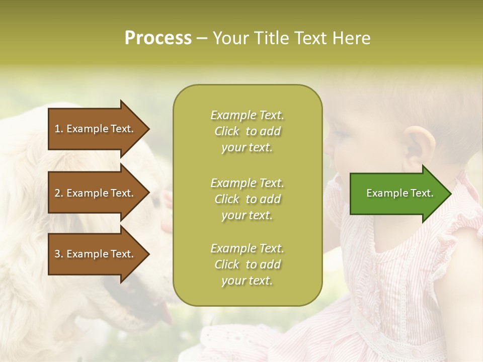 Pet Smiling Stroking PowerPoint Template