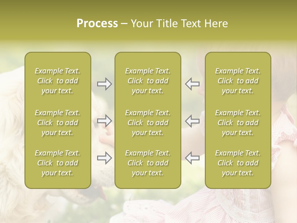 Pet Smiling Stroking PowerPoint Template