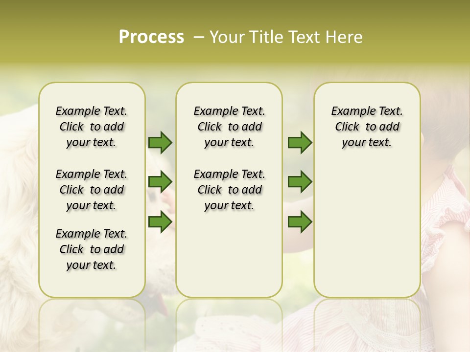 Pet Smiling Stroking PowerPoint Template