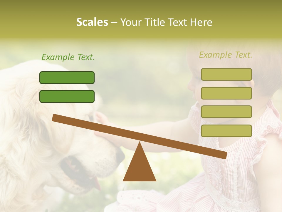 Pet Smiling Stroking PowerPoint Template