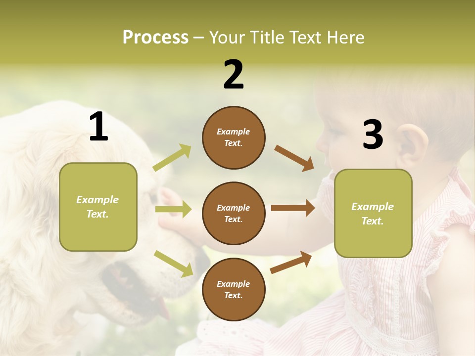 Pet Smiling Stroking PowerPoint Template