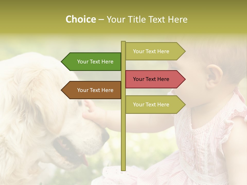 Pet Smiling Stroking PowerPoint Template