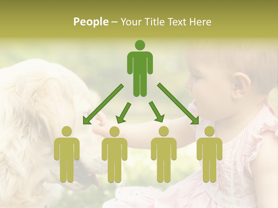 Pet Smiling Stroking PowerPoint Template