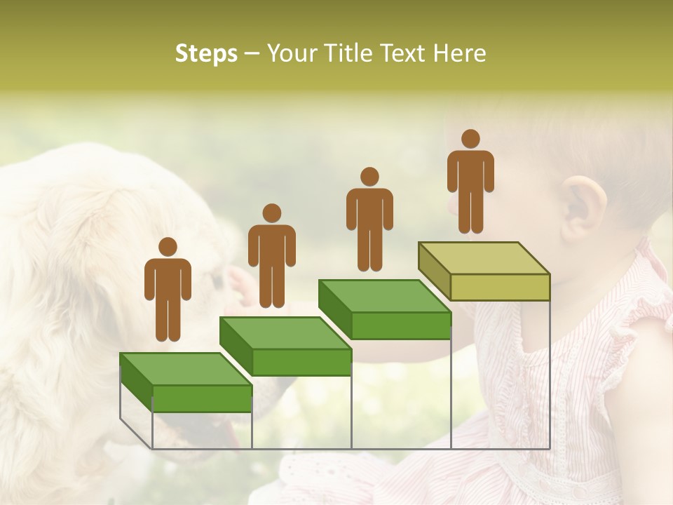 Pet Smiling Stroking PowerPoint Template