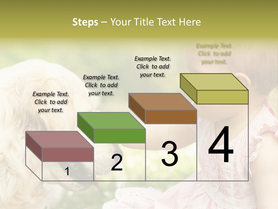 Pet Smiling Stroking PowerPoint Template