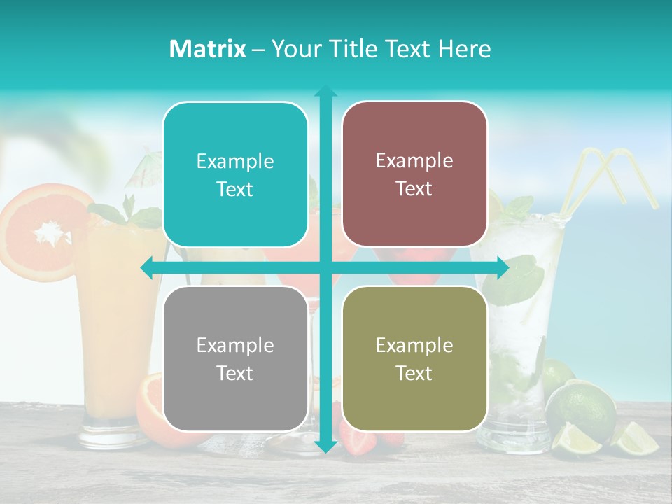 Paradise Grapefruit Party PowerPoint Template