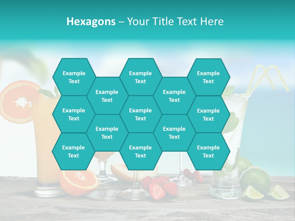 Paradise Grapefruit Party PowerPoint Template