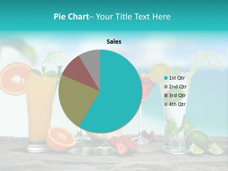 Paradise Grapefruit Party PowerPoint Template