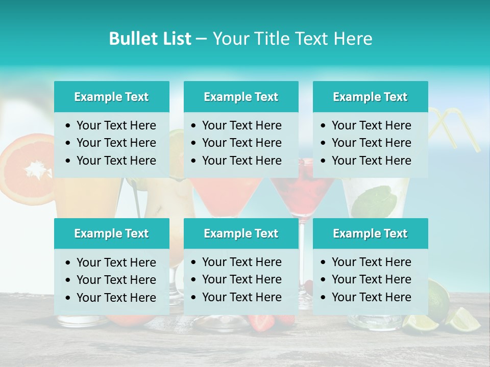 Paradise Grapefruit Party PowerPoint Template