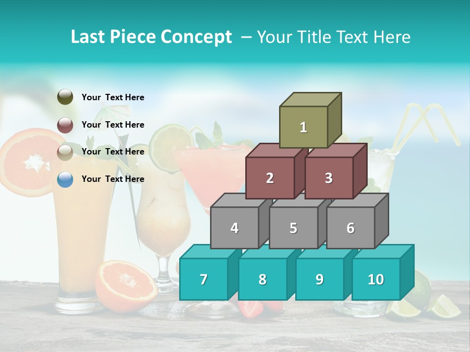 Paradise Grapefruit Party PowerPoint Template