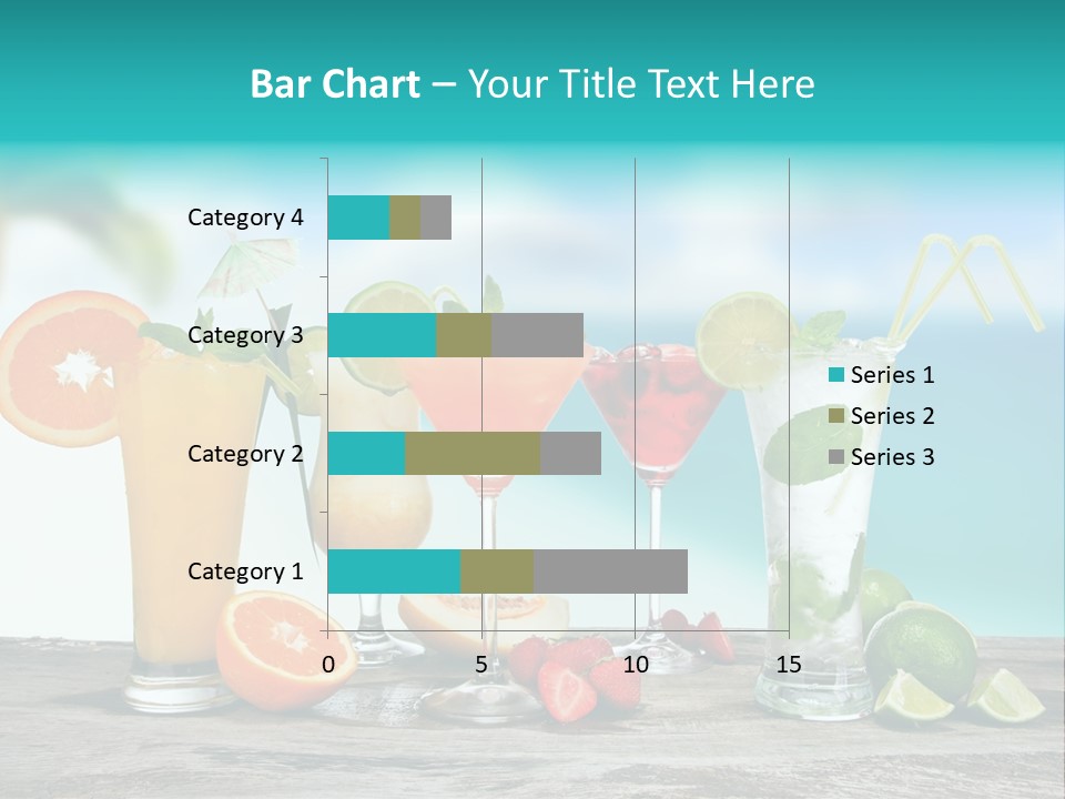 Paradise Grapefruit Party PowerPoint Template