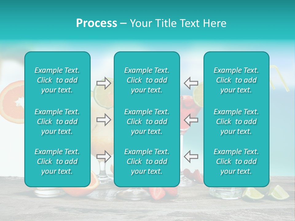 Paradise Grapefruit Party PowerPoint Template