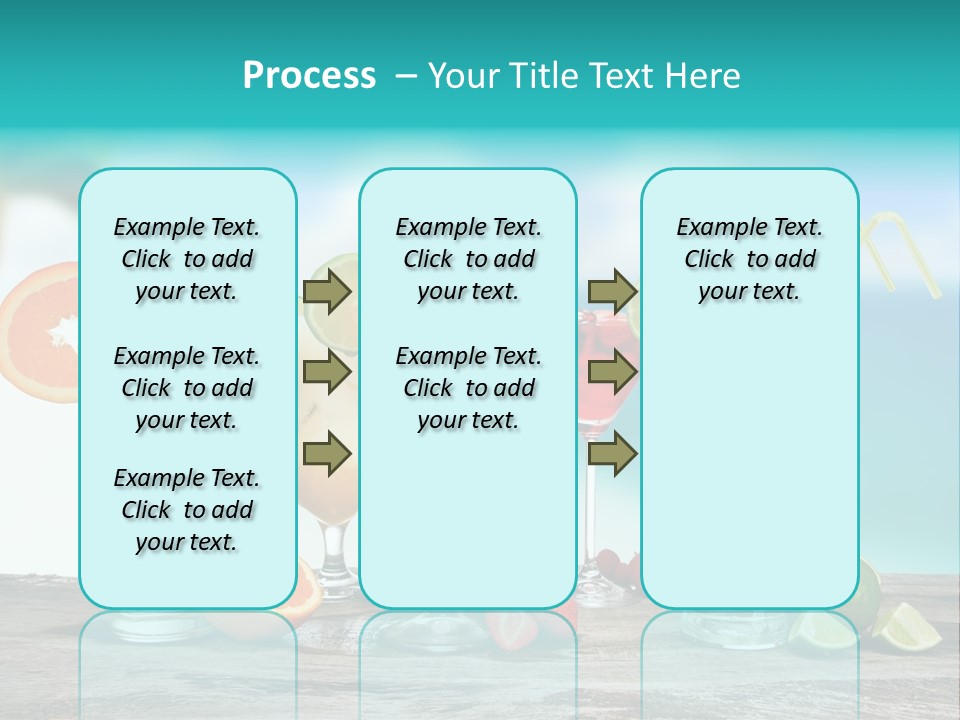 Paradise Grapefruit Party PowerPoint Template