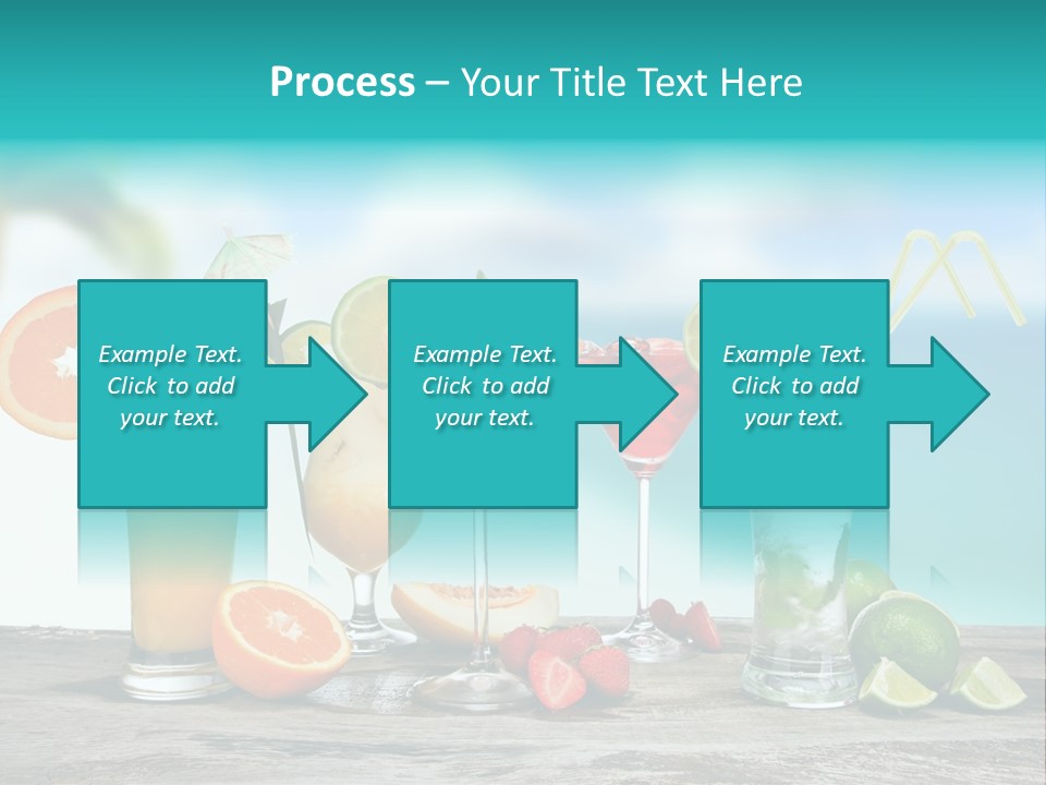 Paradise Grapefruit Party PowerPoint Template